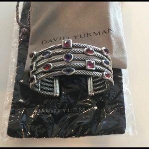 David Yurman 5 row confetti bracelet, multi color.